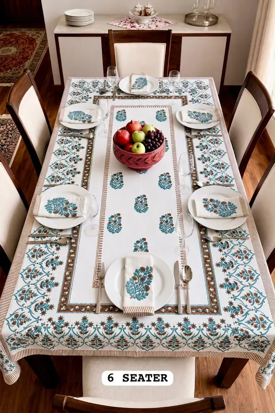 Sagar Buta Table Runner Set