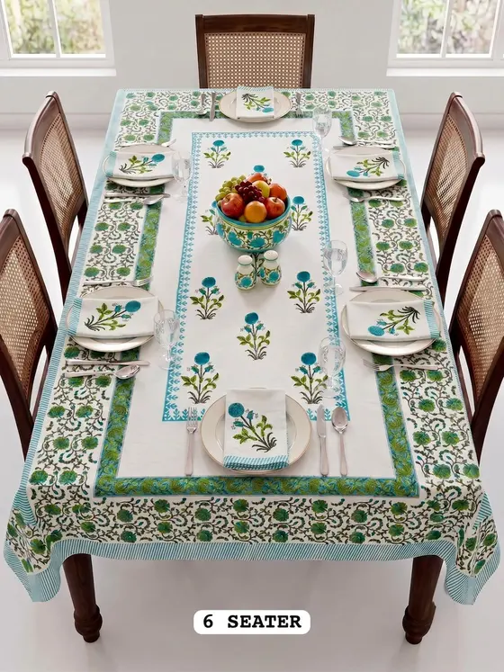 Firoza Phool Table Runner Set