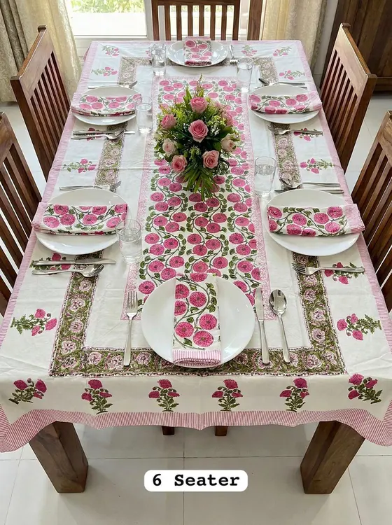 Gulab Bagh Table Runner Set