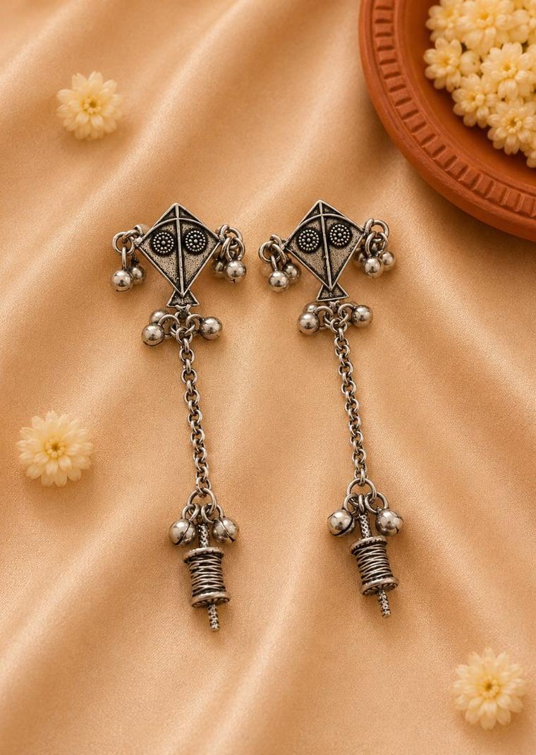 Sterling Skies Kite Earrings